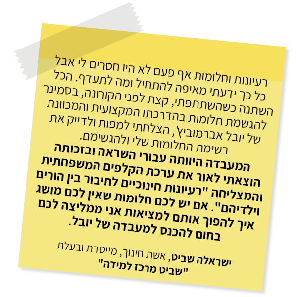 UV Web Design Lecture page reviews הפריצה + המעבדה להגשמת חלומות וידאו +ליווי אישי + ליווי עסקי_600 × 600 2